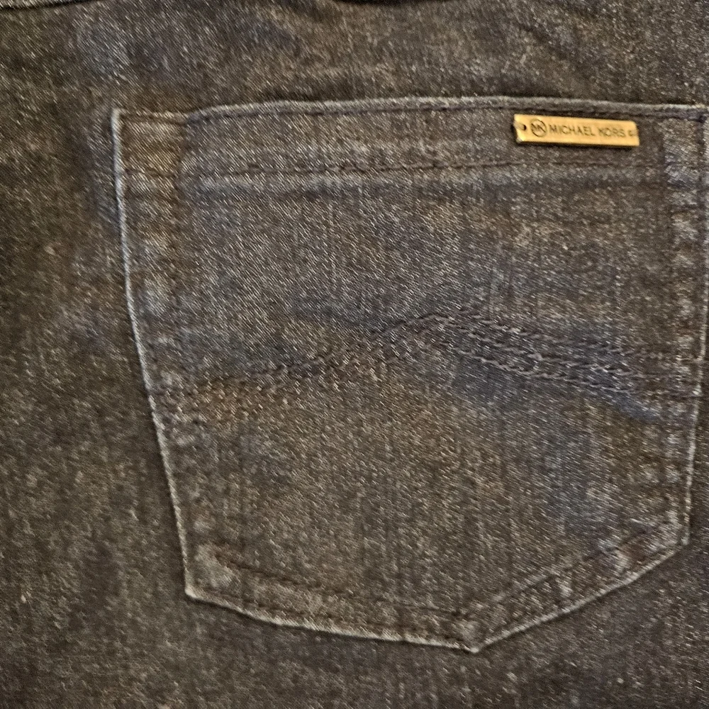 MICHAEL KORS Dark Wash 5-Pocket Cropped Straight Leg Jeans | SZ 4
